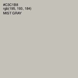 #C3C1B8 - Mist Gray Color Image
